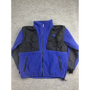 Vintage The North Face Steep Tech Jacket Mens XL Blue Fleece Windbreaker USA Ski